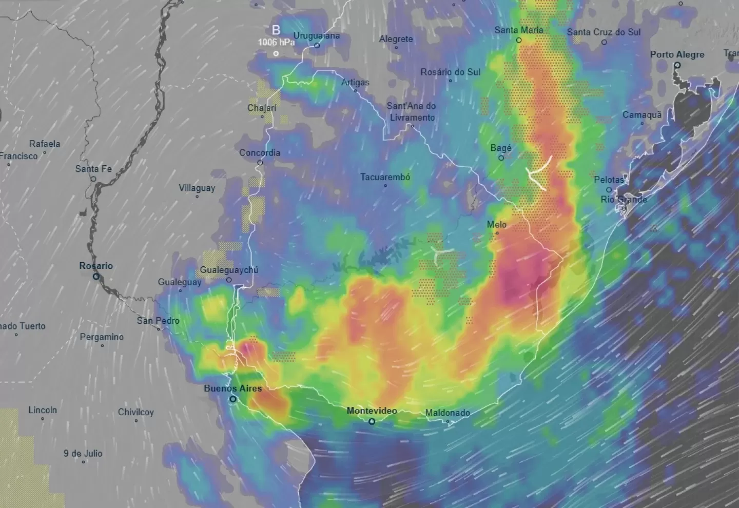 Imagen de Inumet extiende su alerta amarilla por el ciclón extratropical: las zonas afectadas por lluvias abundantes